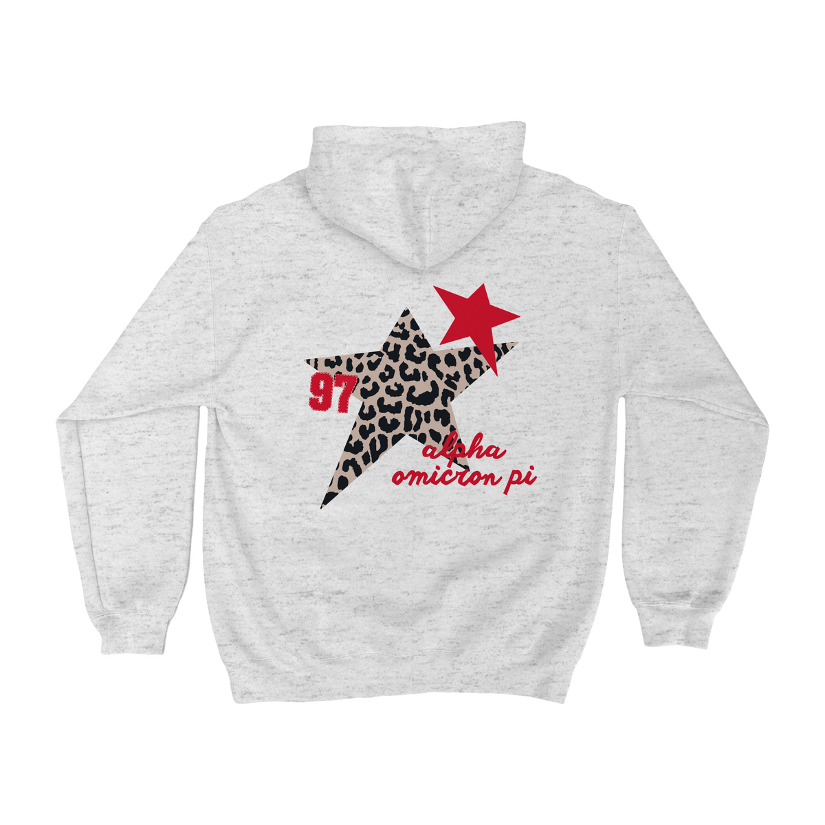 B-Greek - Cheetah Hoodie - Alpha Omicron Pi