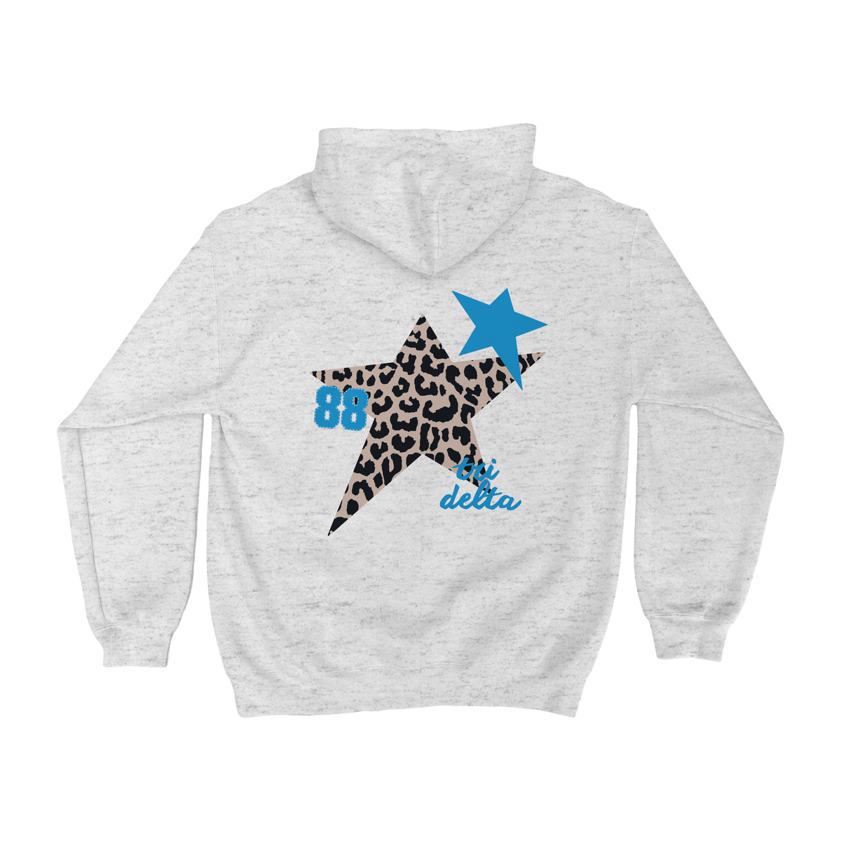B-Greek - Cheetah Hoodie - Delta Delta Delta