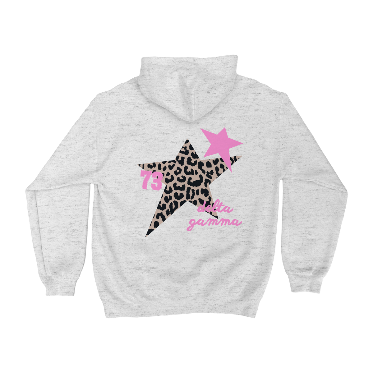 B-Greek - Cheetah Hoodie - Delta Gamma
