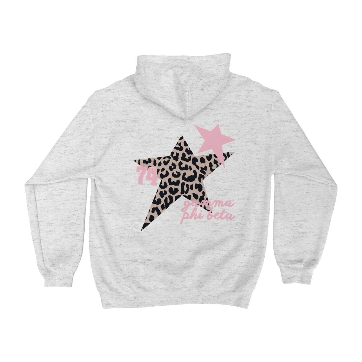 B-Greek - Cheetah Hoodie - Gamma Phi Beta