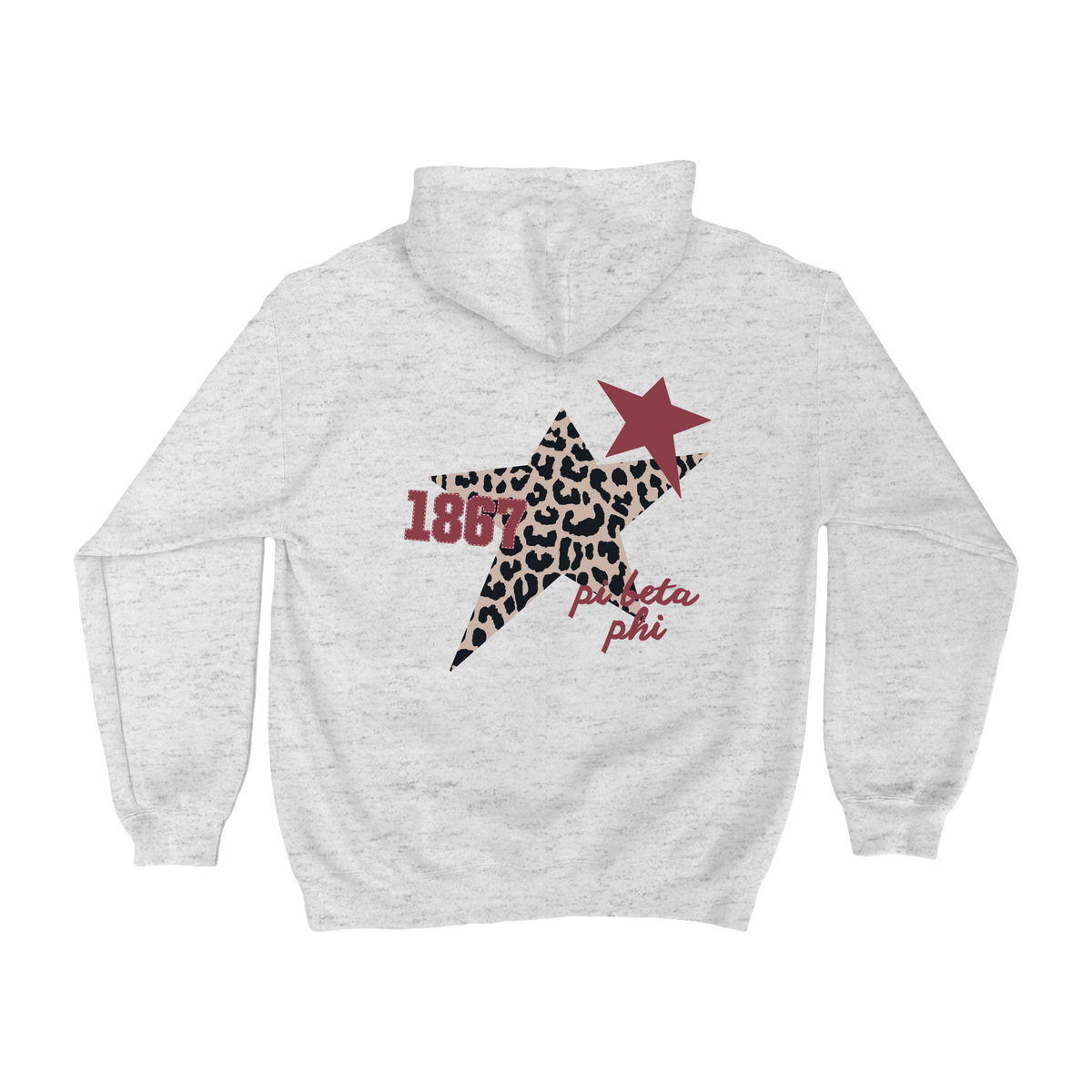 B-Greek - Cheetah Hoodie - Pi Beta Phi