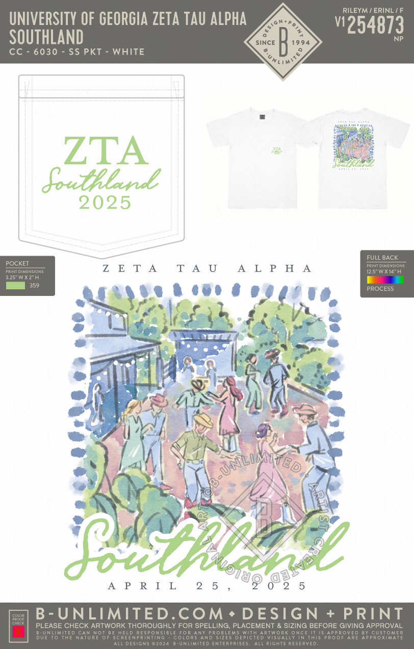 University of Georgia Zeta Tau Alpha – B-Unlimited Custom University of Georgia Zeta Tau Alpha – B-Unlimited Custom