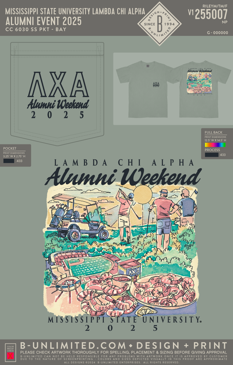 Mississippi State University Lambda Chi Alpha - Alumni Event 2025 - CC - 6030 - SS Pocket - Bay