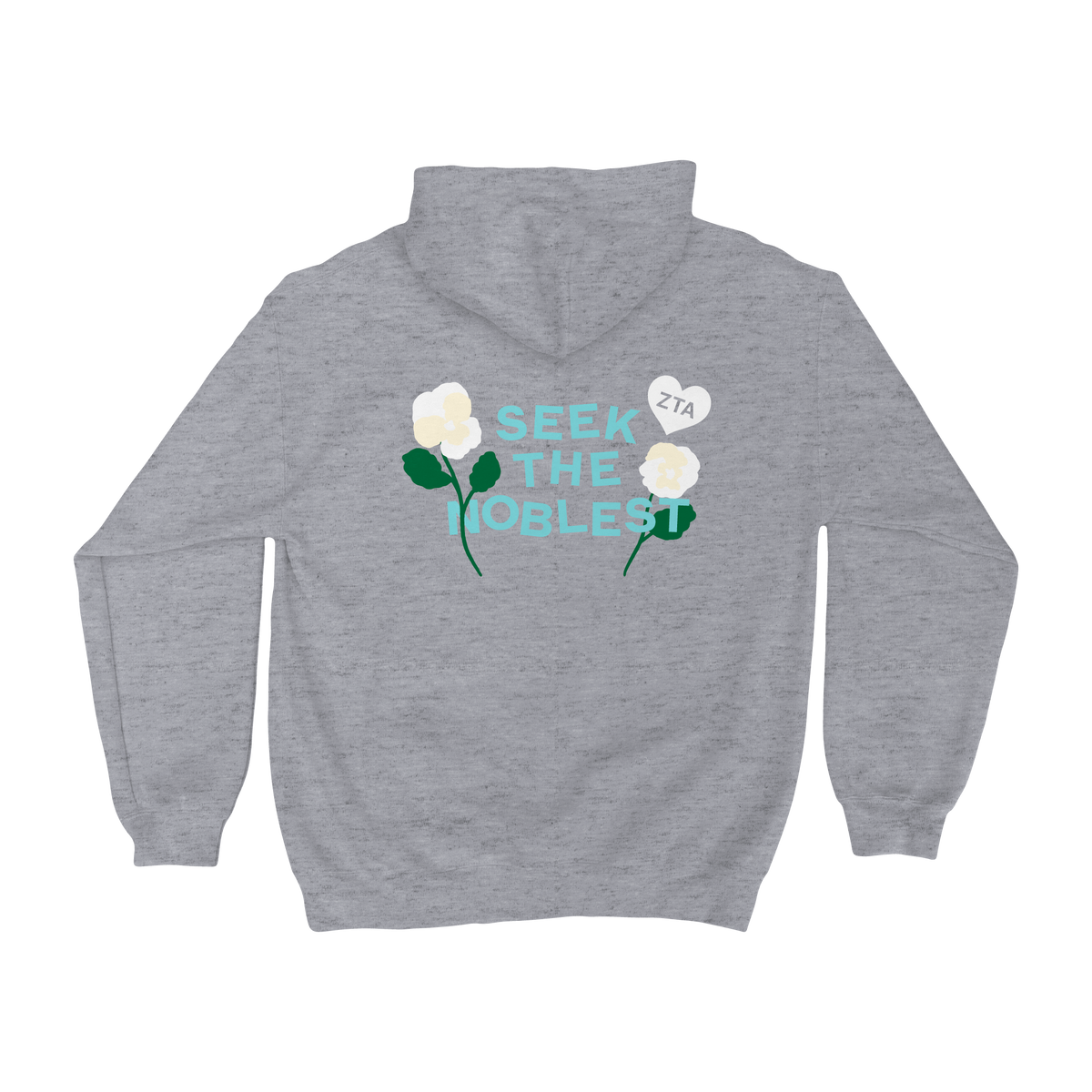 B-Greek - Better Together Motto Hoodie - Zeta Tau Alpha