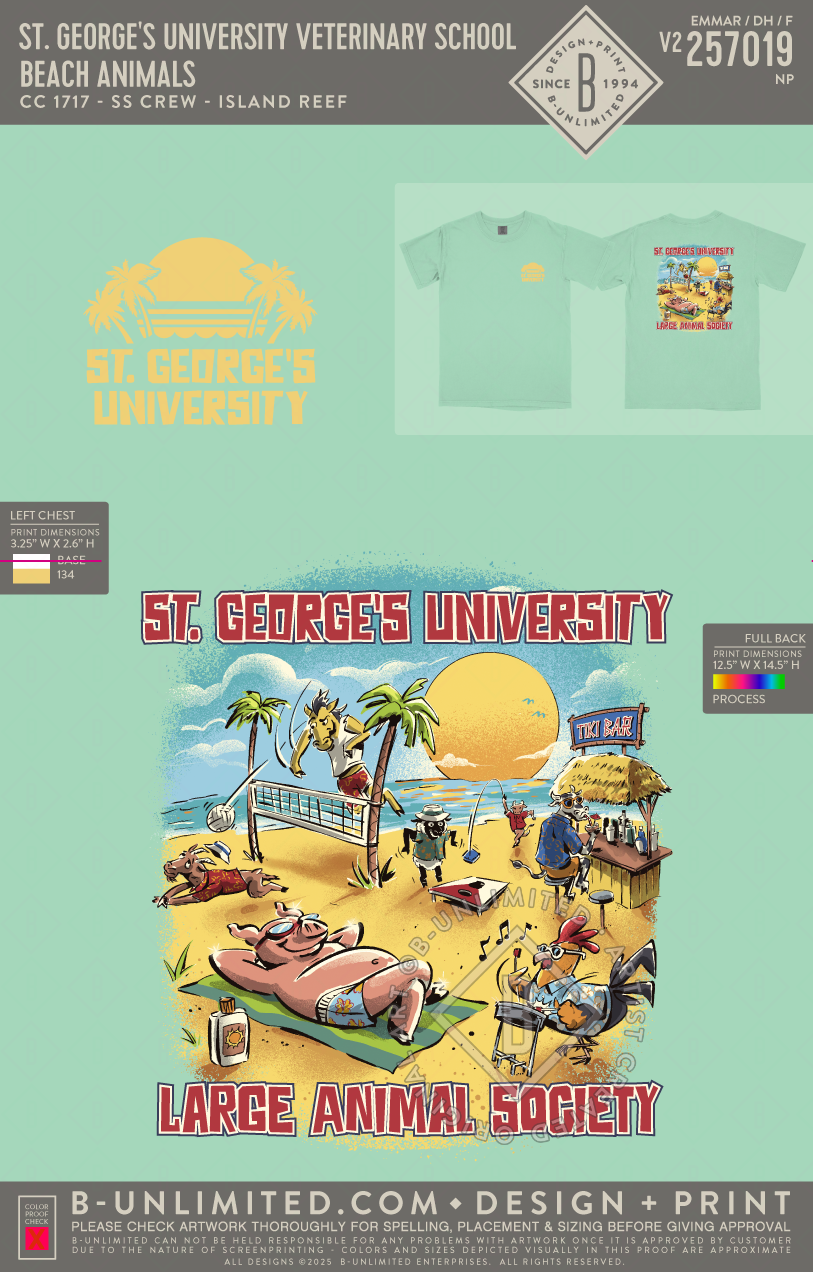 St. George's University Veterinary School - Beach Animals - CC - 1717 - SS Crew - Island Reef