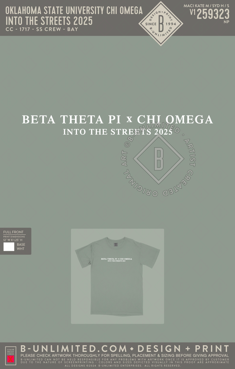 Oklahoma State University Chi Omega - Into the Streets 2025 - CC - 1717 - SS Crew - Bay