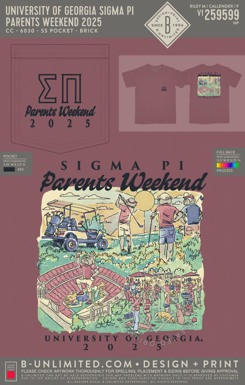 UGA Sigma Pi - Parents Weekend 2025 - CC - 6030 - SS Pocket - Brick