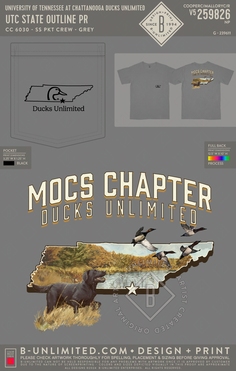 University of Tennessee at Chattanooga Ducks Unlimited - UTC State Out ...