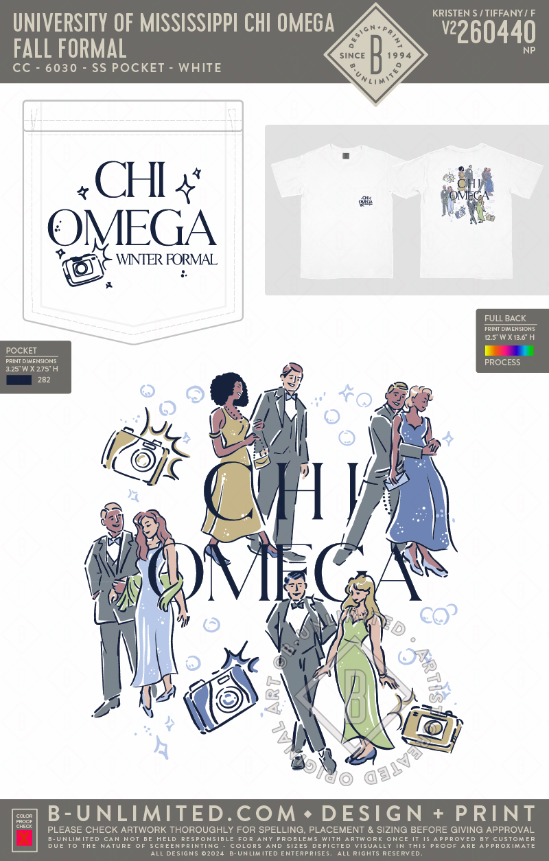 University of Mississippi Chi Omega - fall formal - CC - 6030 - SS Pocket - White