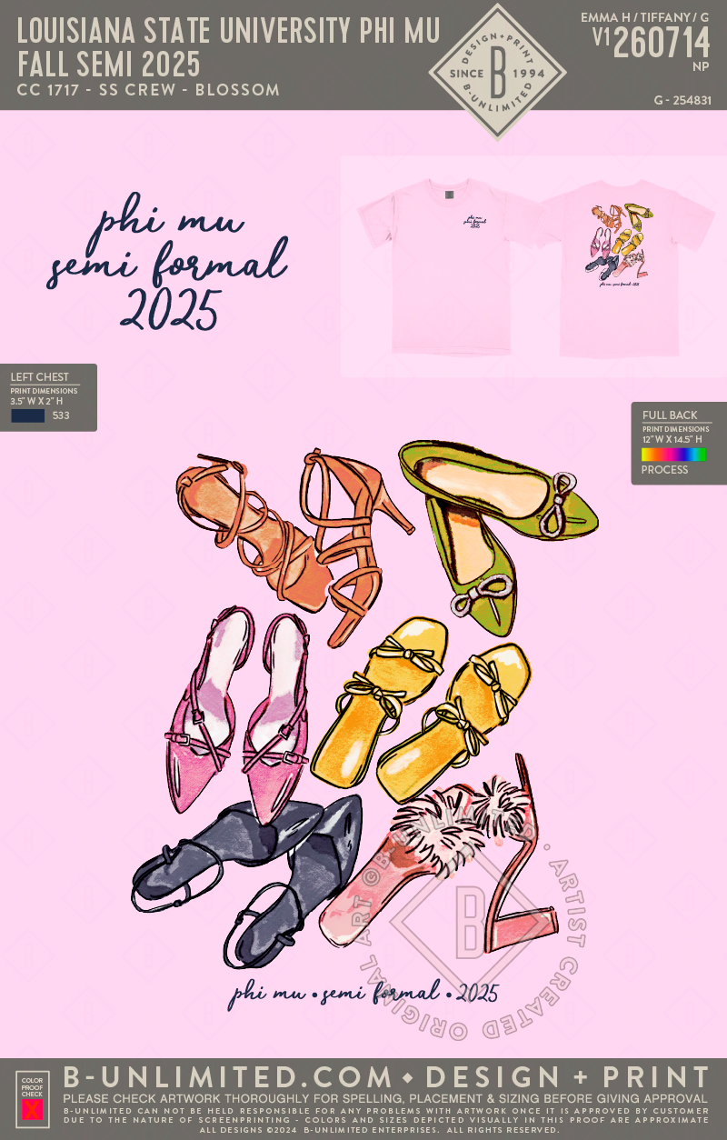 Louisiana State University Phi Mu - Fall Semi 2025 - CC - 1717 - SS Crew - Blossom