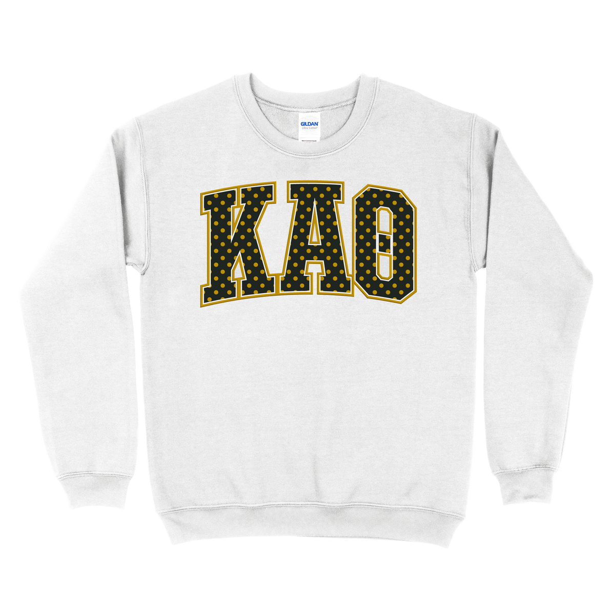 B-Unlimited Greek -Dots for Days Puff Ink Crewneck - Kappa Alpha Theta
