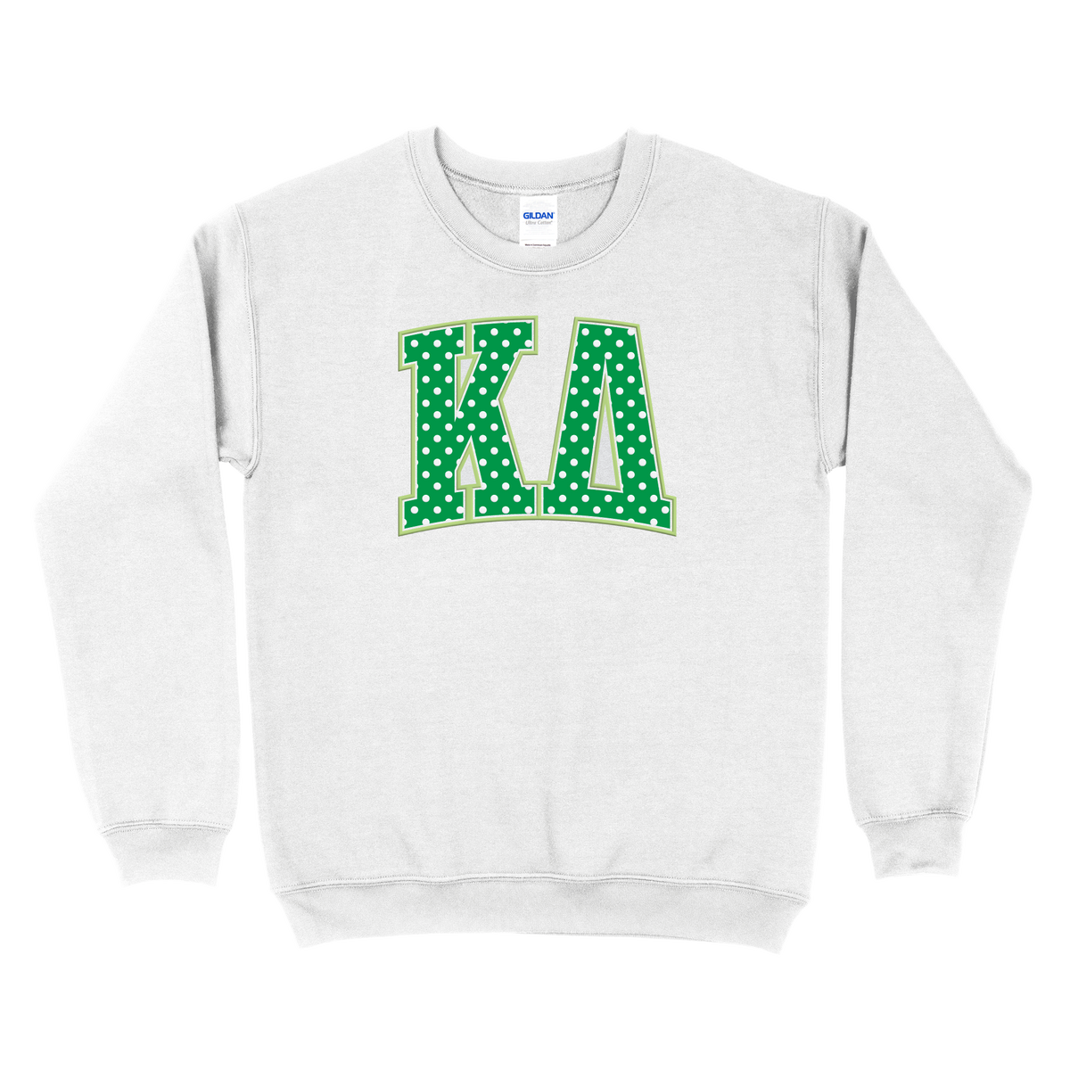 B-Unlimited Greek - Dots for Days Puff Ink Crewneck - Kappa Delta