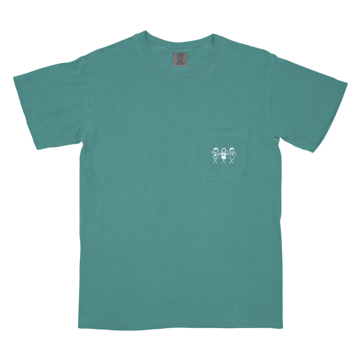 Kollege - Concert Shirt - Seafoam Pocket Tee