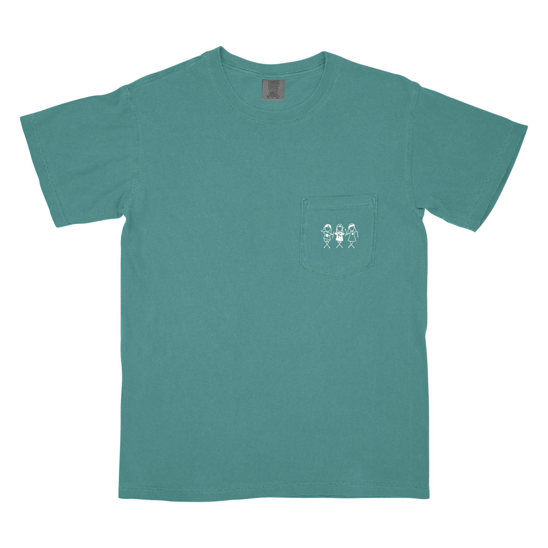 Kollege - Concert Shirt - CC - 6030 - SS Pocket - Seafoam