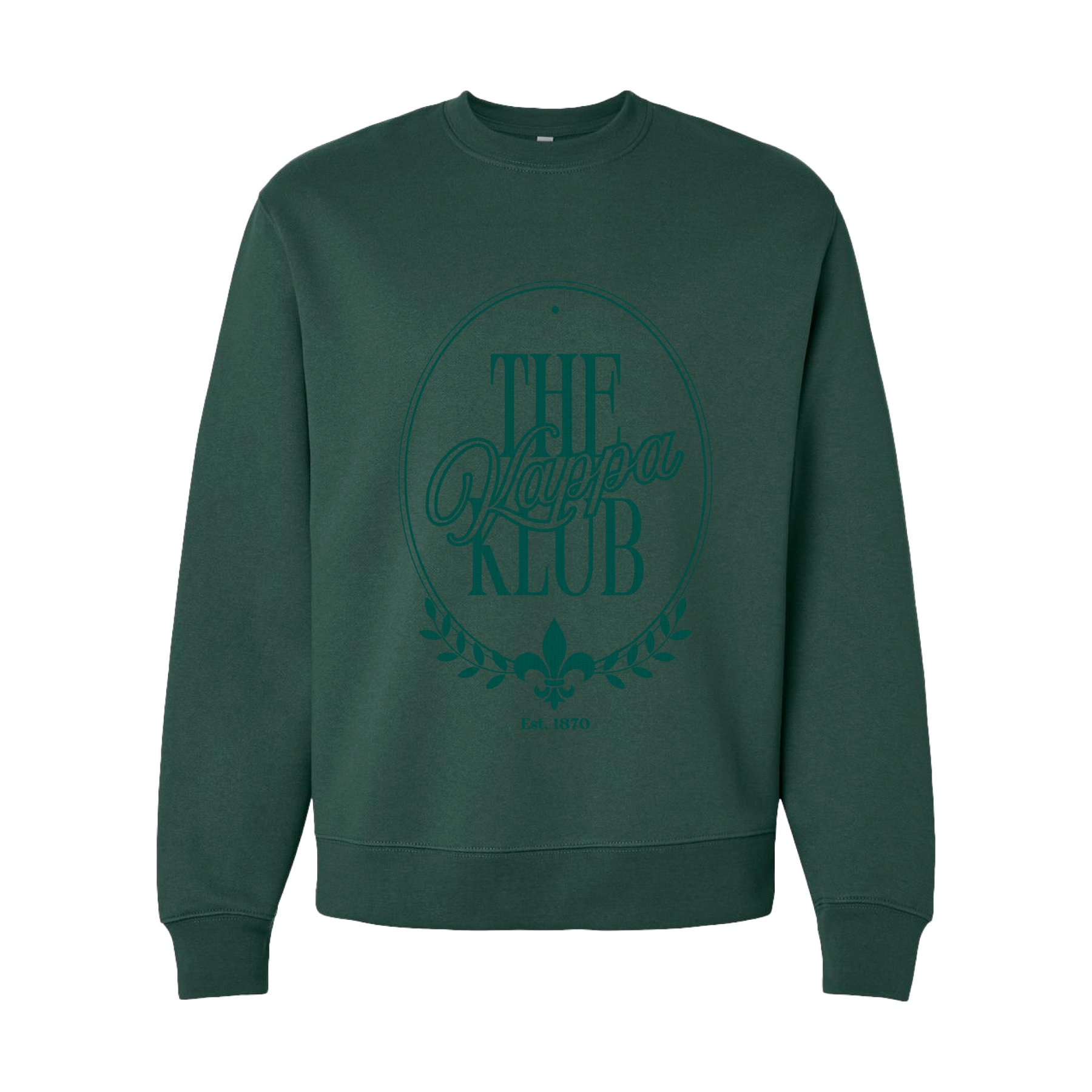 Kollege - The Kappa Club Crew - B+C - 4711 - Sweatshirt - Forest