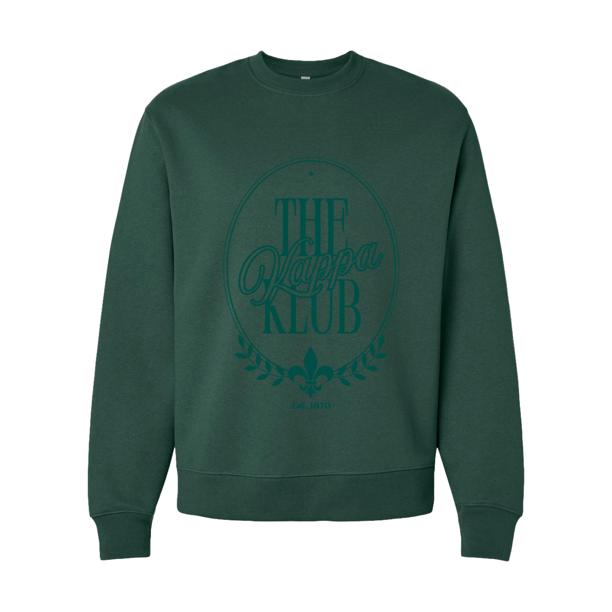 Kollege - The Kappa Club Crew - B+C - 4711 - Sweatshirt - Forest