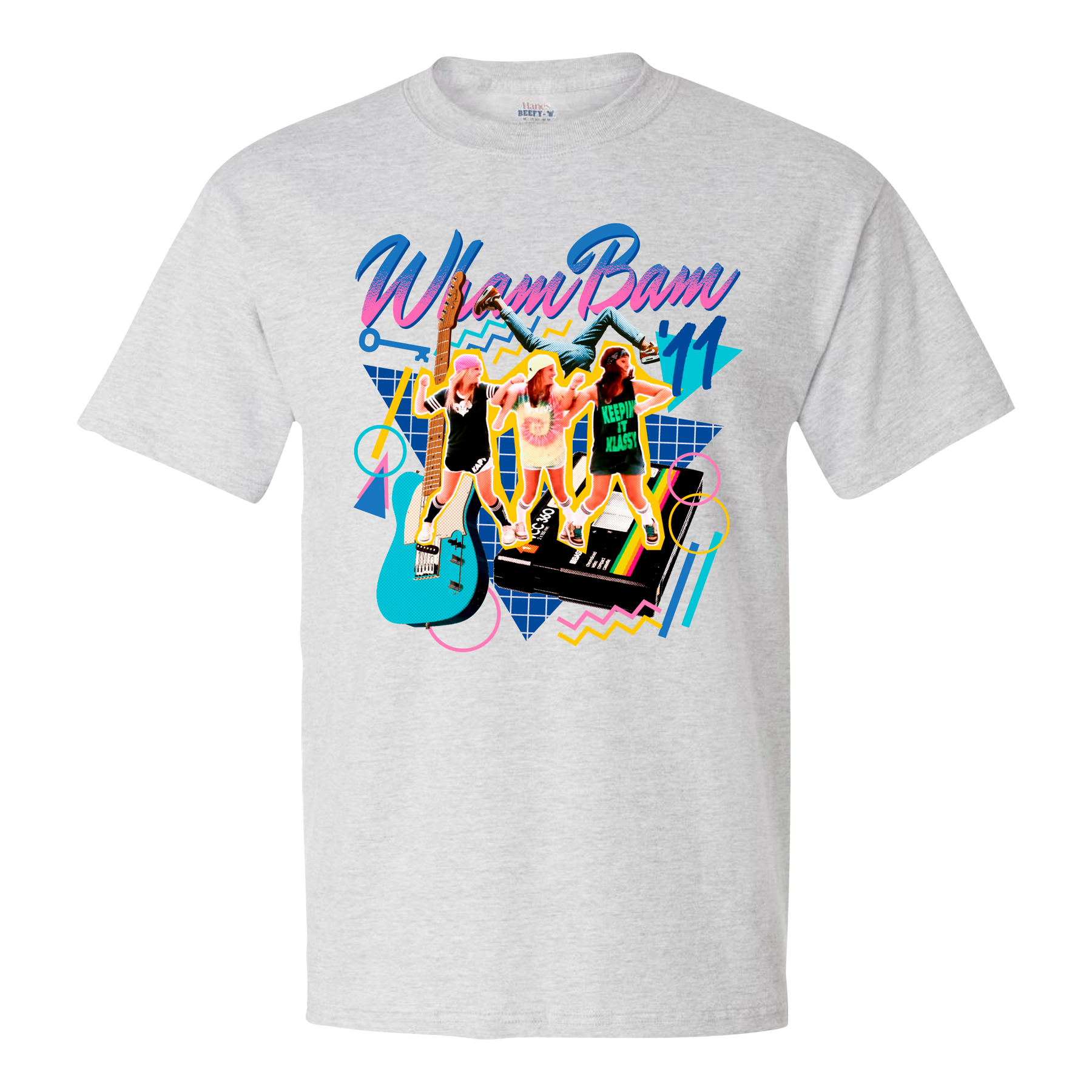 Kollege - The Retro Tee - Hanes - 5180 - SS Beefy Crew - Ash