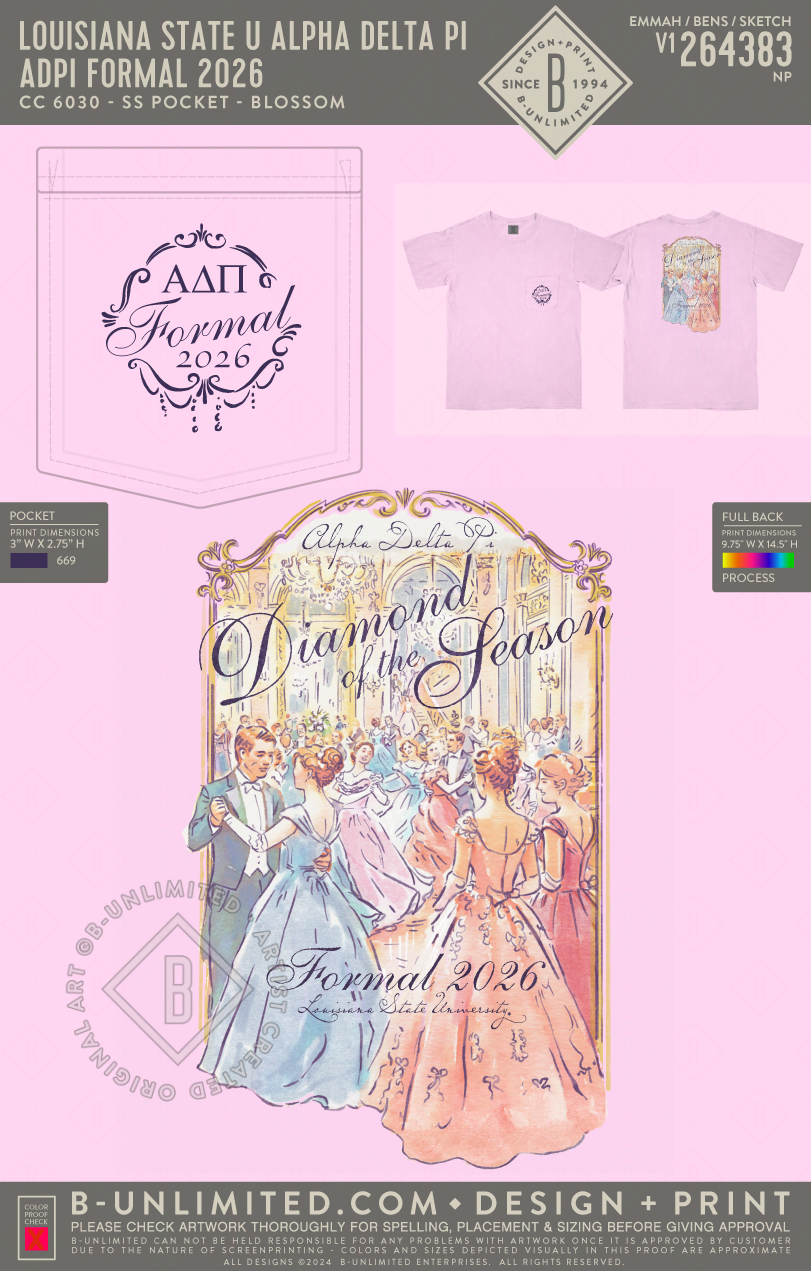 Louisiana State University Alpha Delta Pi - ADPI Formal 2026 (EOS26) - CC - 6030 - SS Pocket - Blossom