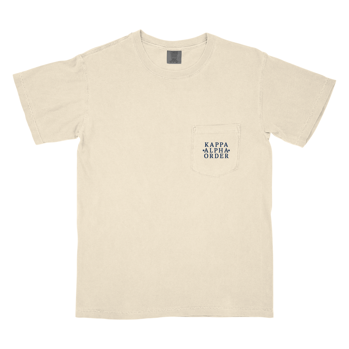 B-Unlimited Greek - - Red, White, and Blue - Kappa Alpha Order - CC - 6030 - SS Pocket - Ivory