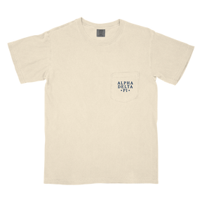 B-Unlimited Greek - Red, White, and Blue - Alpha Delta Pi - CC - 6030 - SS Pocket - Ivory