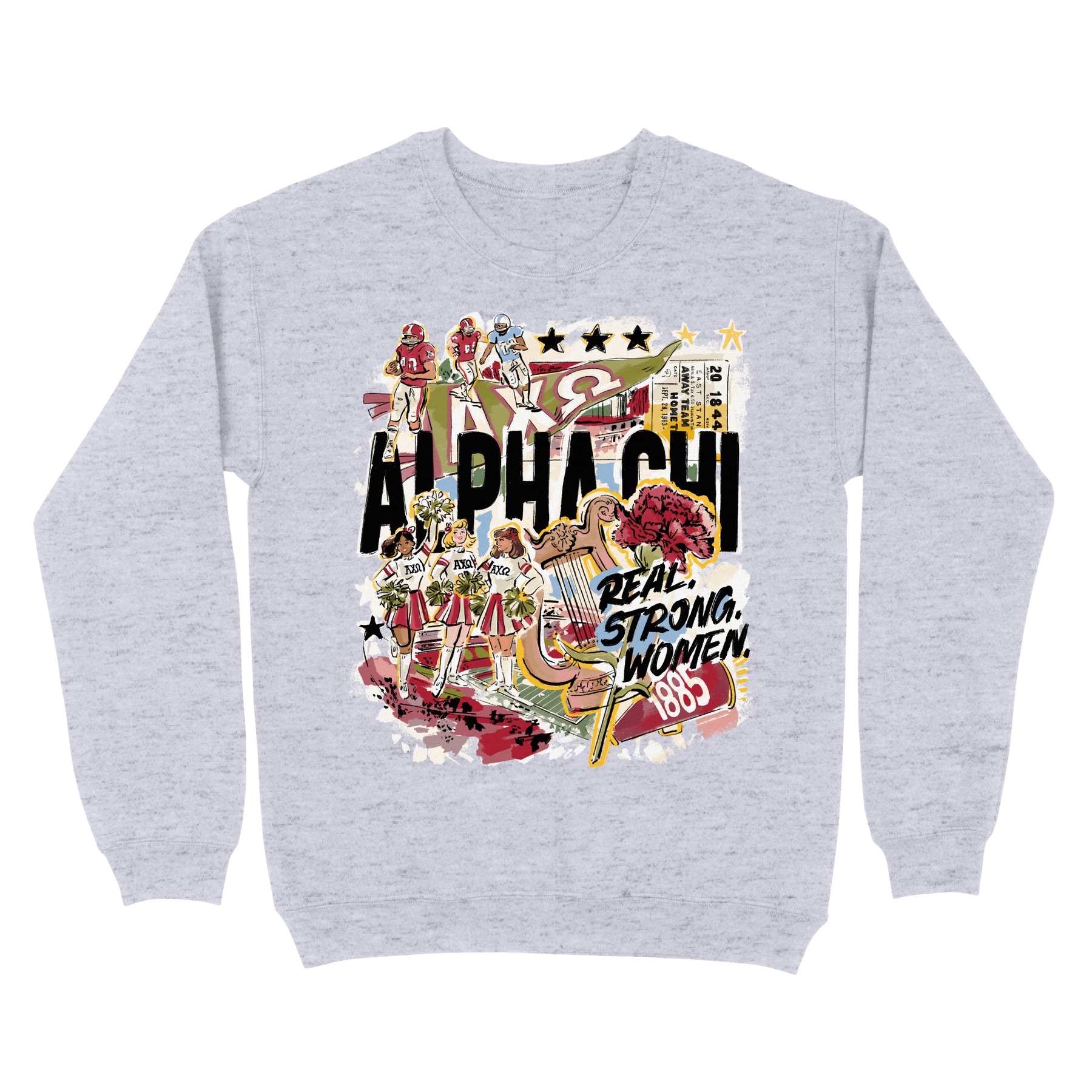 B-Unlimited Greek - Chapter Spirit Crewneck - Alpha Chi Omega