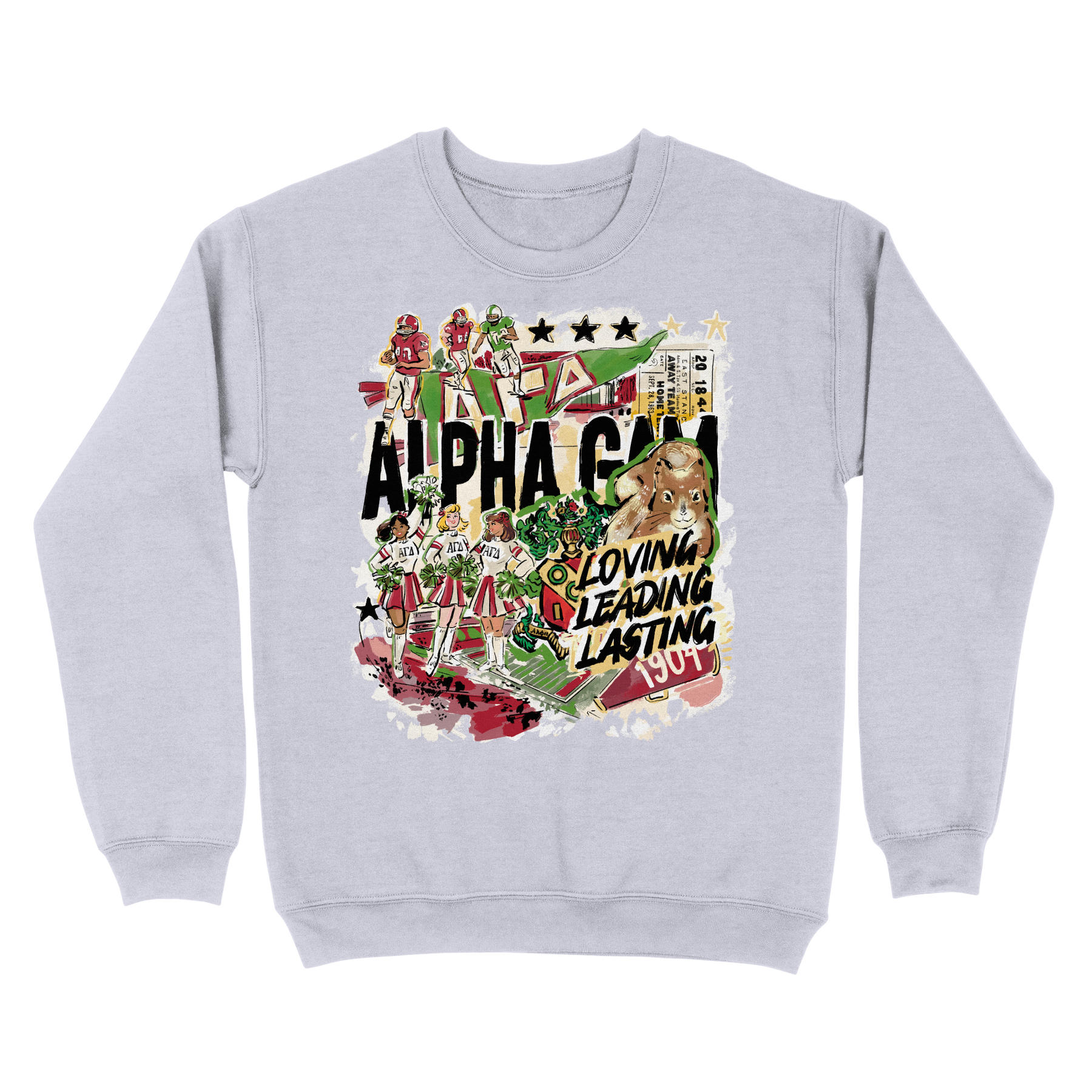 B-Unlimited Greek - Chapter Spirit Crewneck - Alpha Gamma Delta