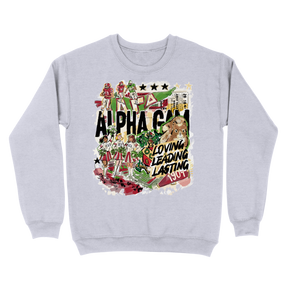 B-Unlimited Greek - Chapter Spirit Crewneck - Alpha Gamma Delta