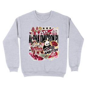 B-Unlimited Greek - Chapter Spirit Crewneck - Alpha Omicron Pi