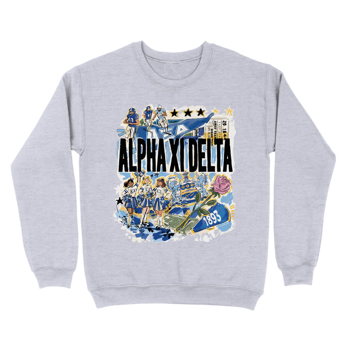 B-Unlimited Greek - Chapter Spirit Crewneck - Alpha Xi Delta