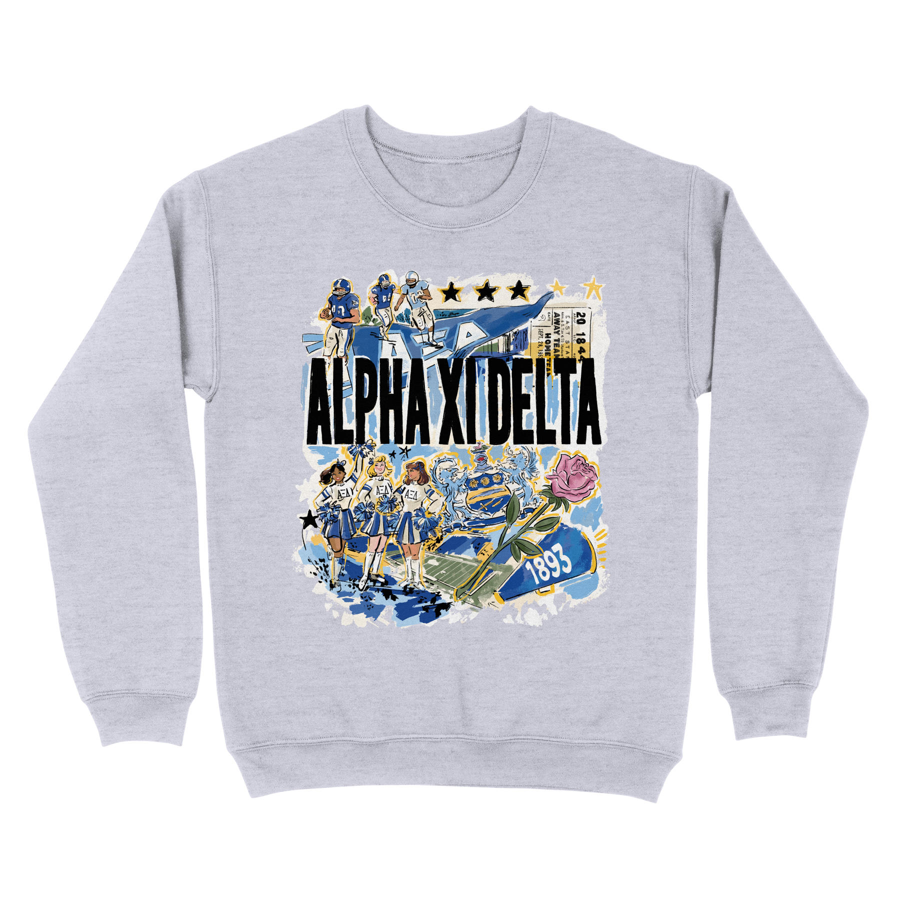 B-Unlimited Greek - Chapter Spirit Crewneck - Alpha Xi Delta