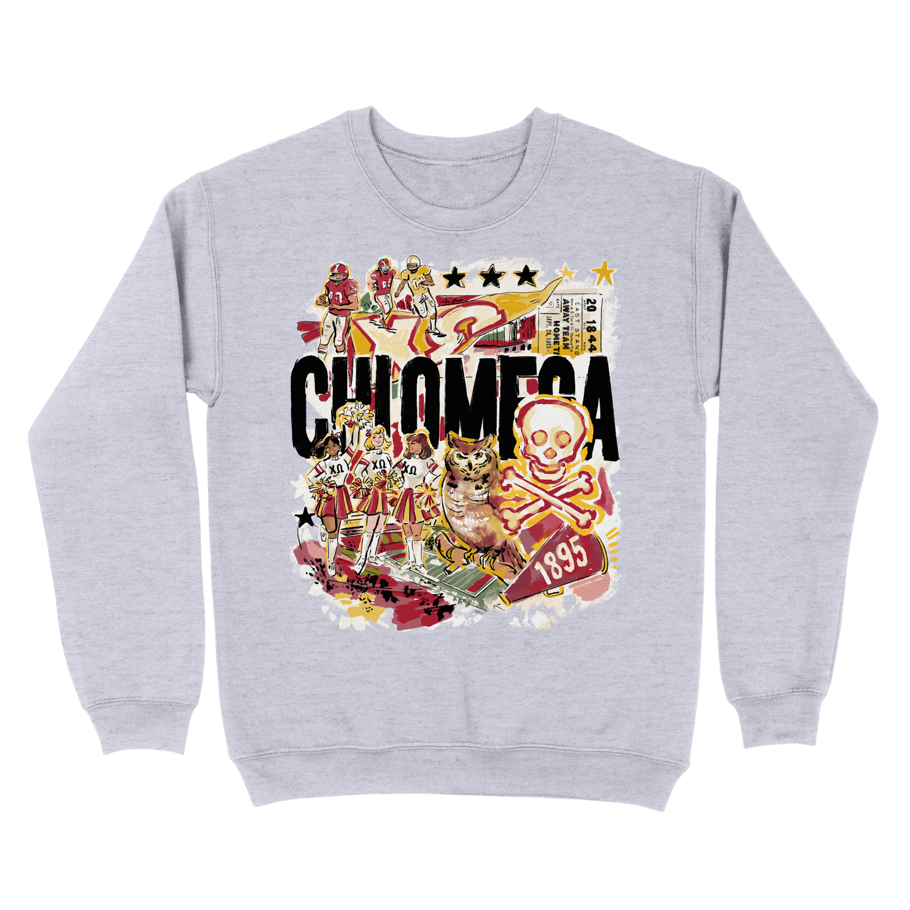 B-Unlimited Greek - Chapter Spirit Crewneck - Chi Omega