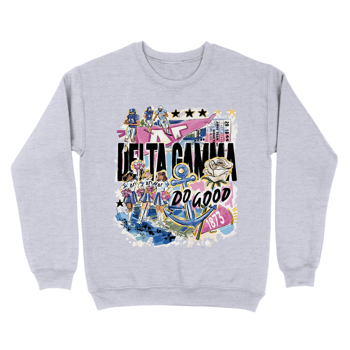 B-Unlimited Greek - Chapter Spirit Crewneck - Delta Gamma
