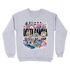 B-Unlimited Greek - Chapter Spirit Crewneck - Delta Gamma
