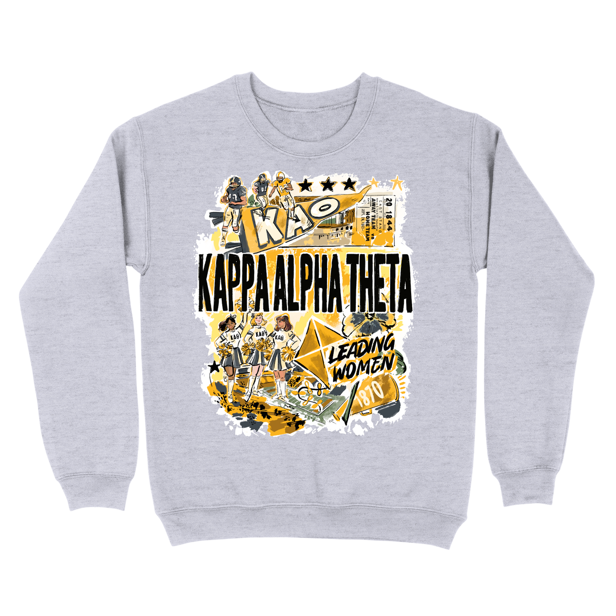 B-Unlimited Greek - Chapter Spirit Crewneck - Kappa Alpha Theta