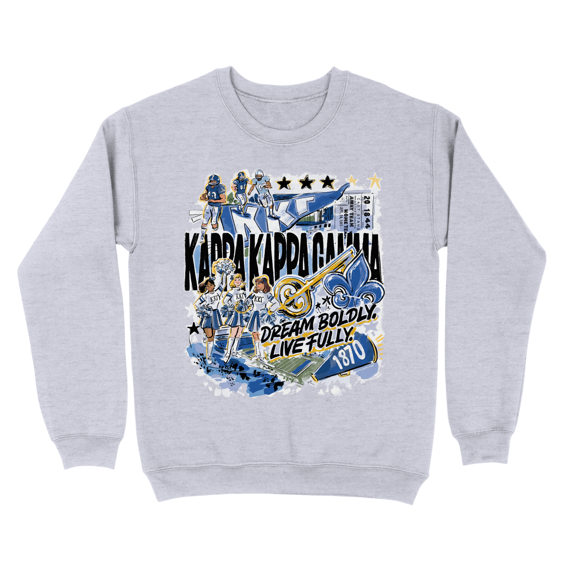 B-Unlimited Greek - Chapter Spirit Crewneck - Kappa Kappa Gamma
