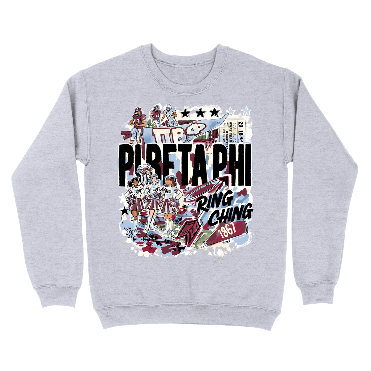 B-Unlimited Greek - Chapter Spirit Crewneck - Pi Beta Phi