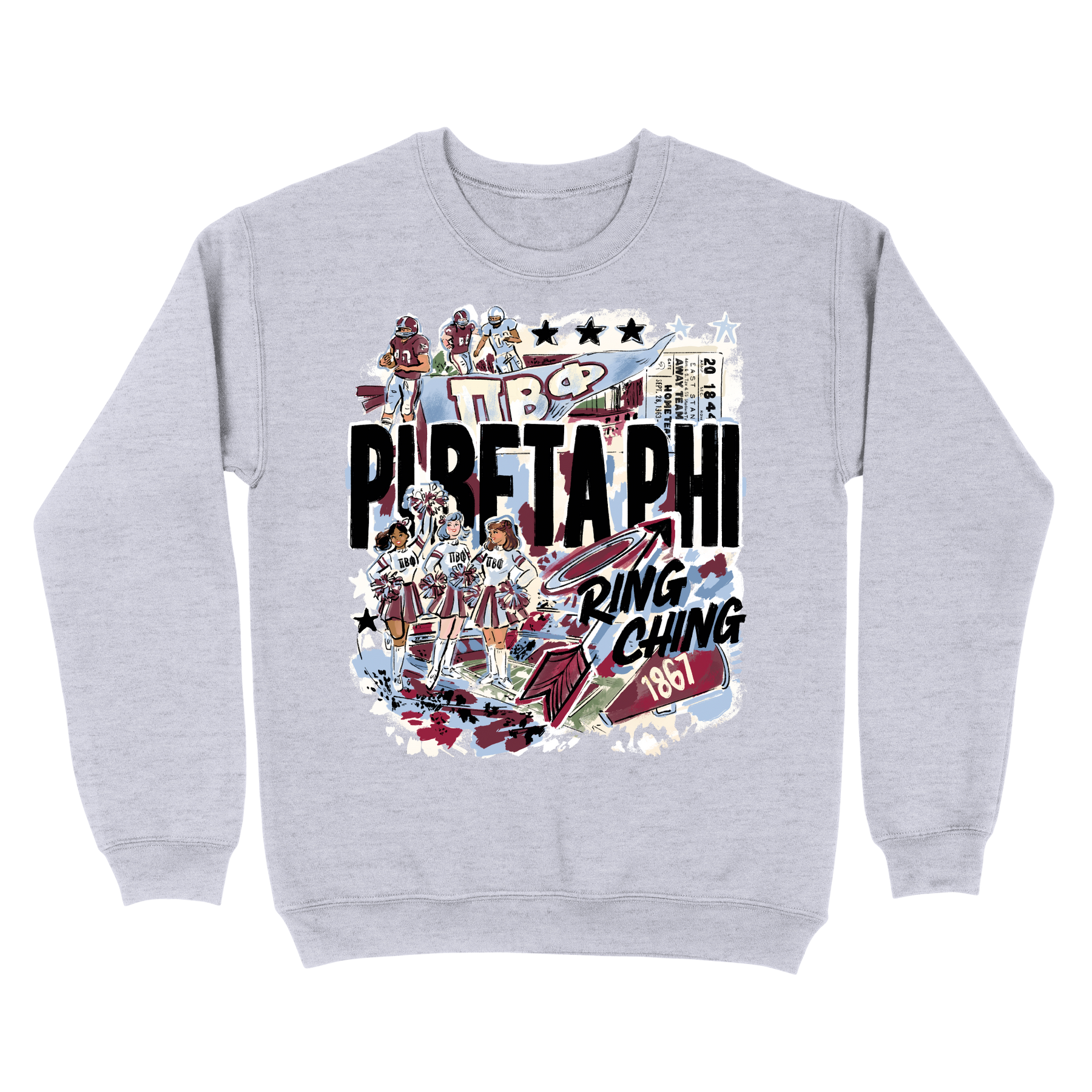 B-Unlimited Greek - Chapter Spirit Crewneck - Pi Beta Phi