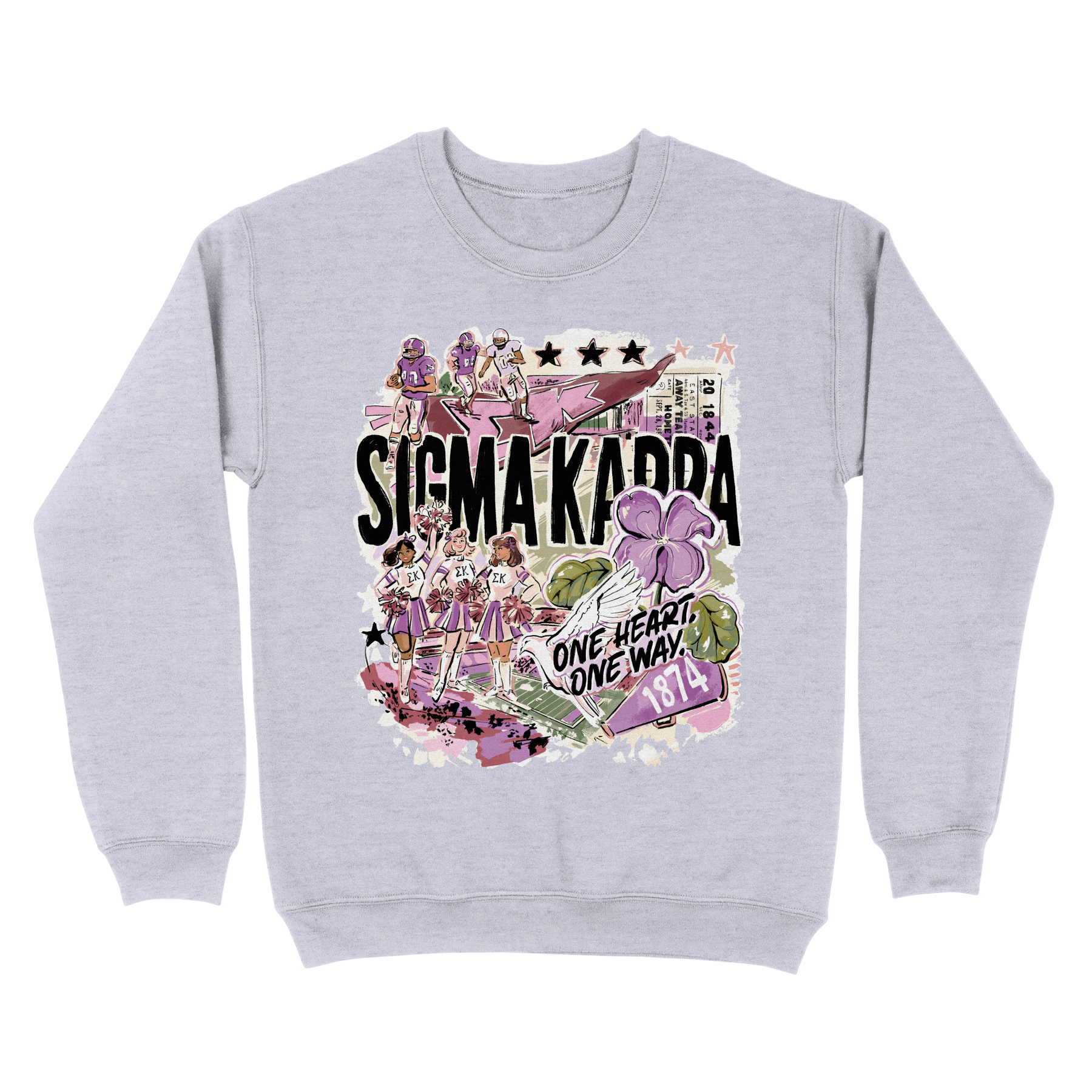 B-Unlimited Greek - Chapter Spirit Crewneck - Sigma Kappa