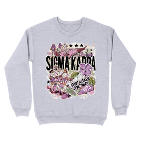 B-Unlimited Greek - Chapter Spirit Crewneck - Sigma Kappa