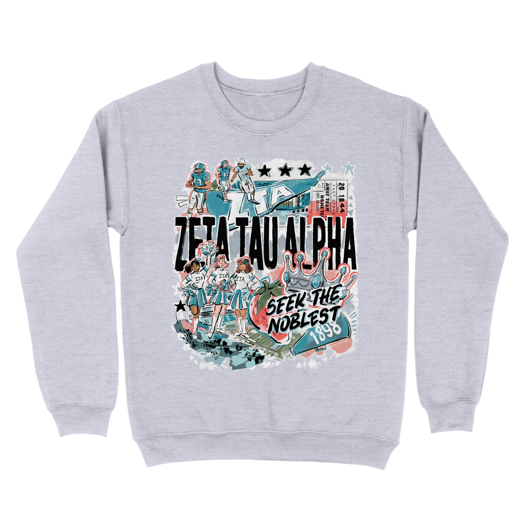 B-Unlimited Greek - Chapter Spirit Crewneck - Zeta Tau Alpha