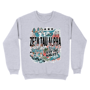 B-Unlimited Greek - Chapter Spirit Crewneck - Zeta Tau Alpha
