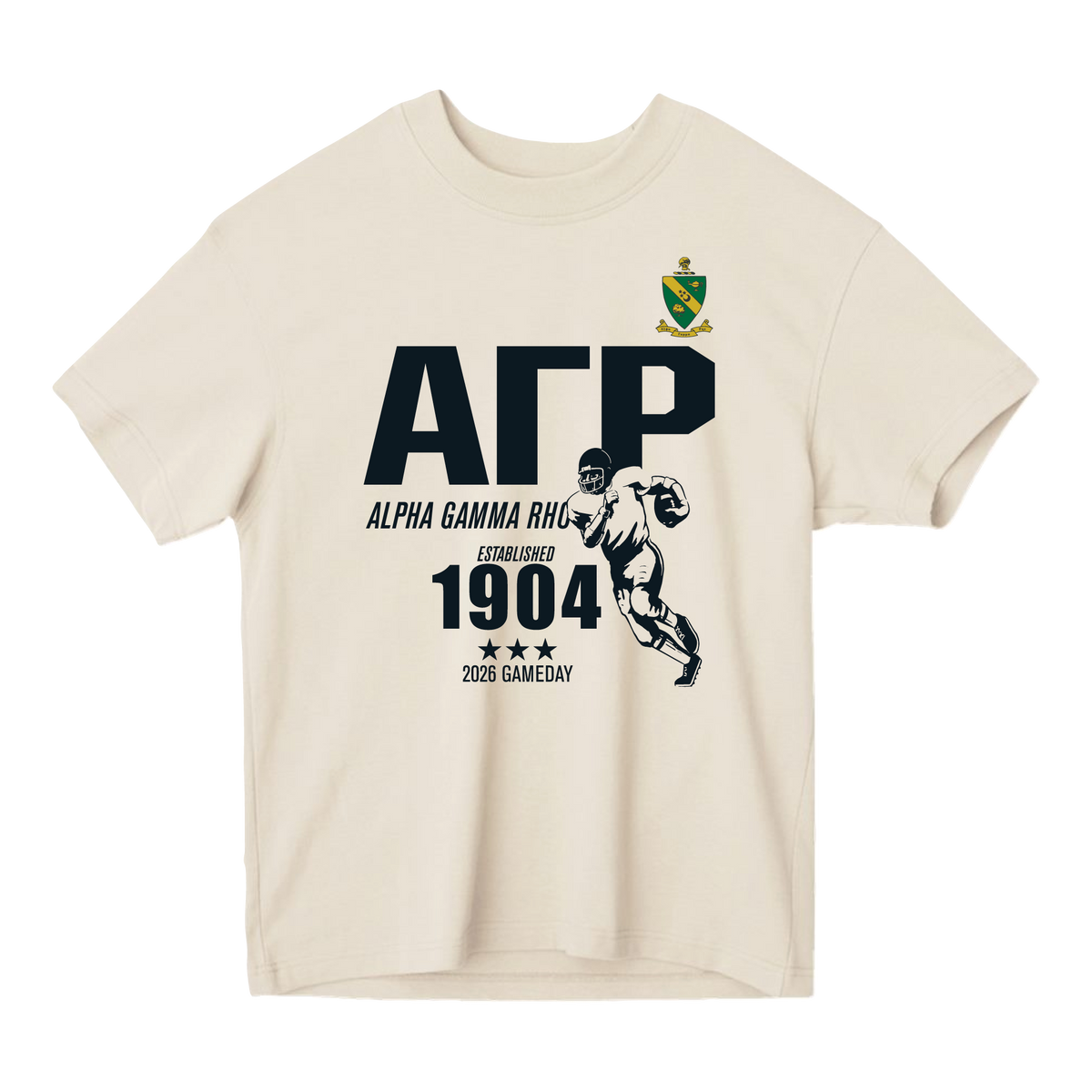 B-Unlimited Greek - Football Champs Tee - Alpha Gamma Rho