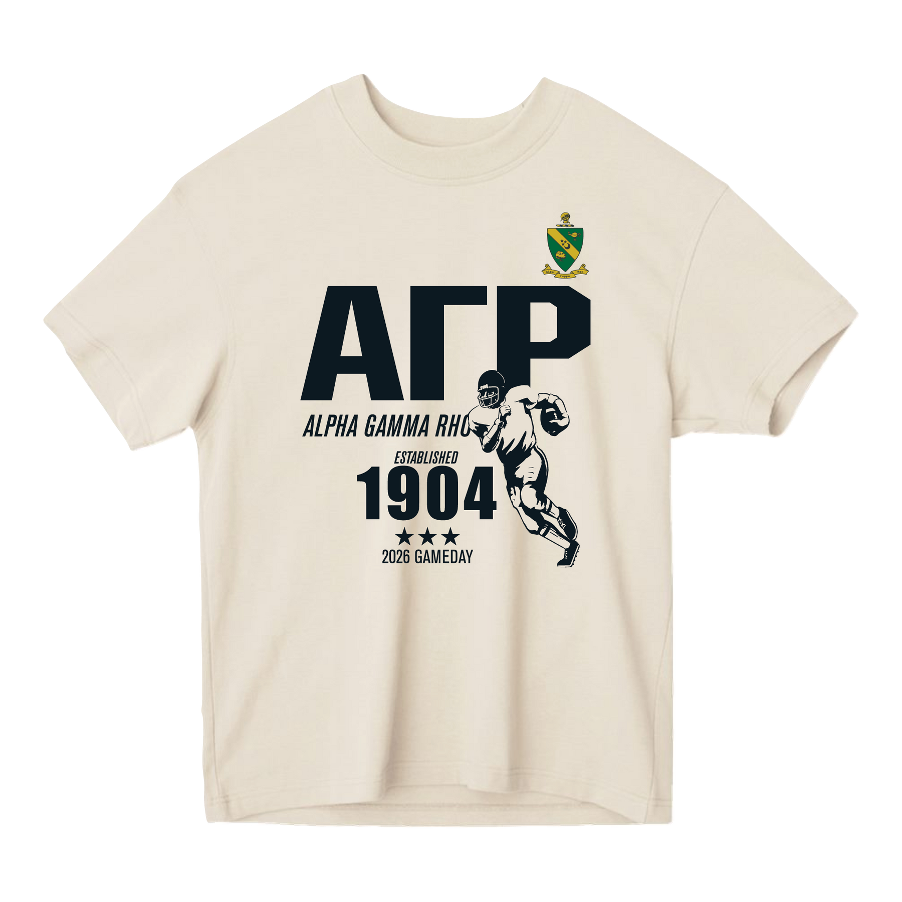 B-Unlimited Greek - Football Champs Tee - Alpha Gamma Rho