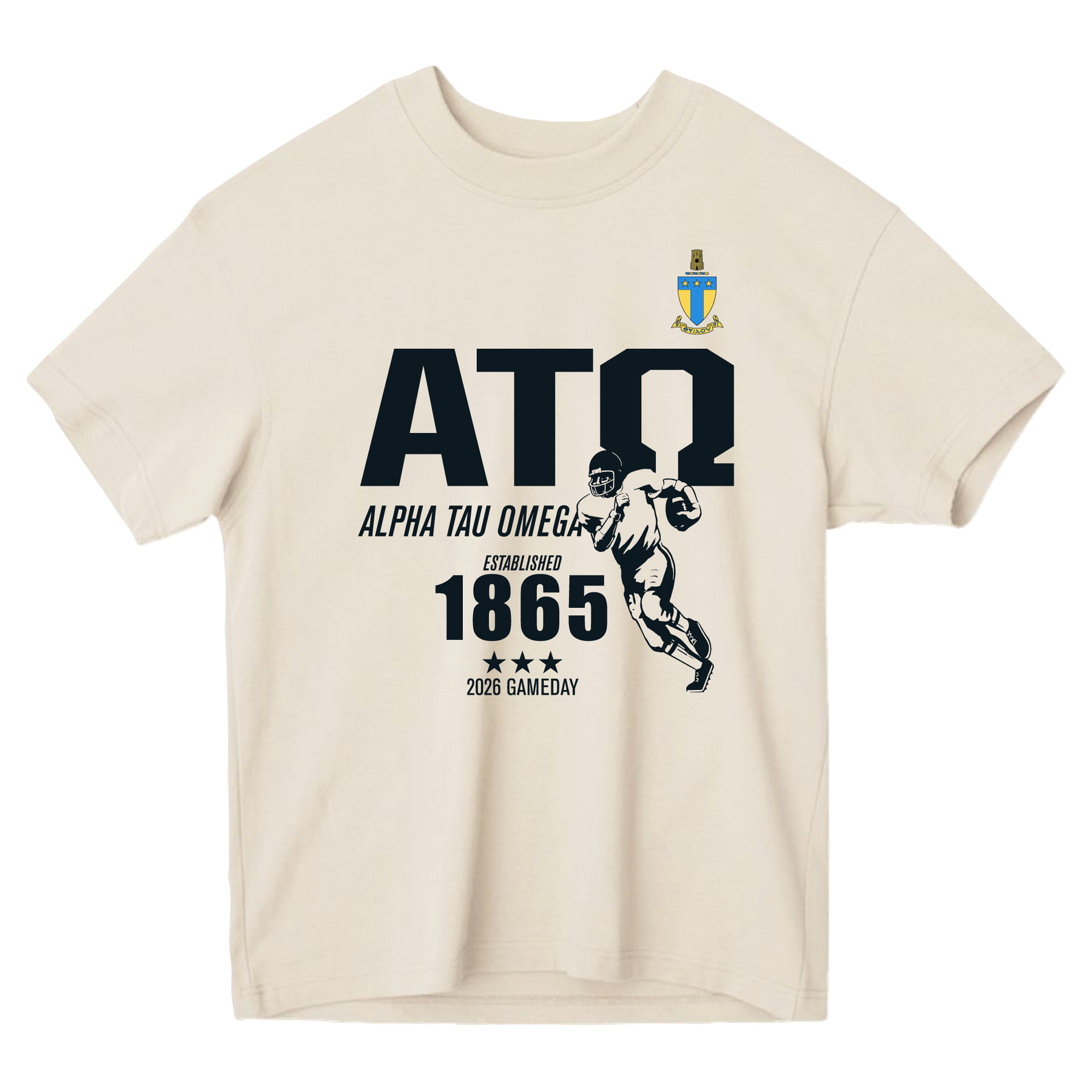 B-Unlimited Greek - Football Champs Tee - Alpha Tau Omega