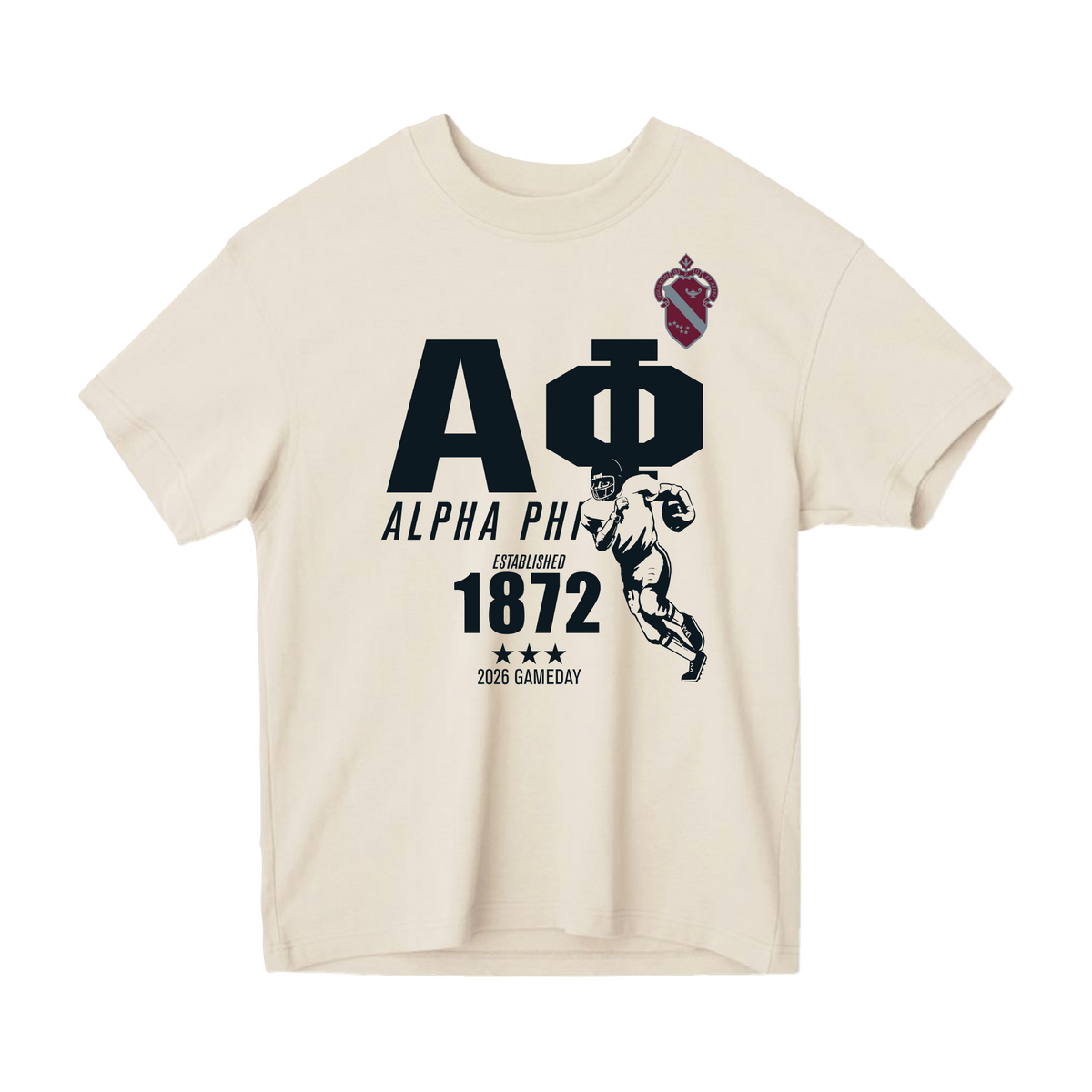 B-Unlimited Greek - Football Champs Tee - Alpha Phi