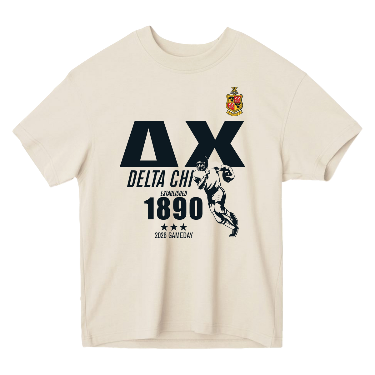 B-Unlimited Greek - Football Champs Tee - Delta Chi