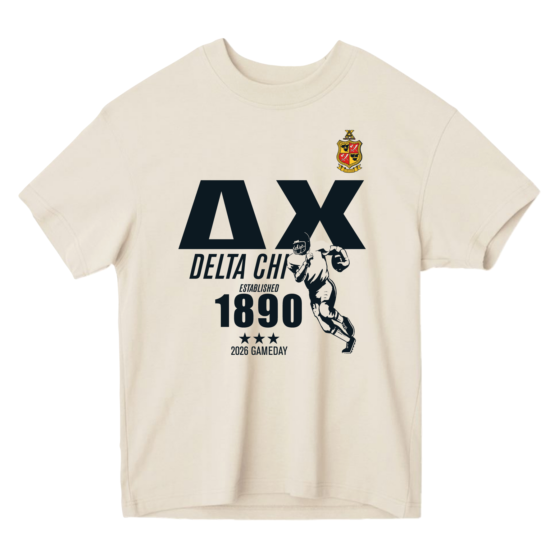 B-Unlimited Greek - Football Champs Tee - Delta Chi