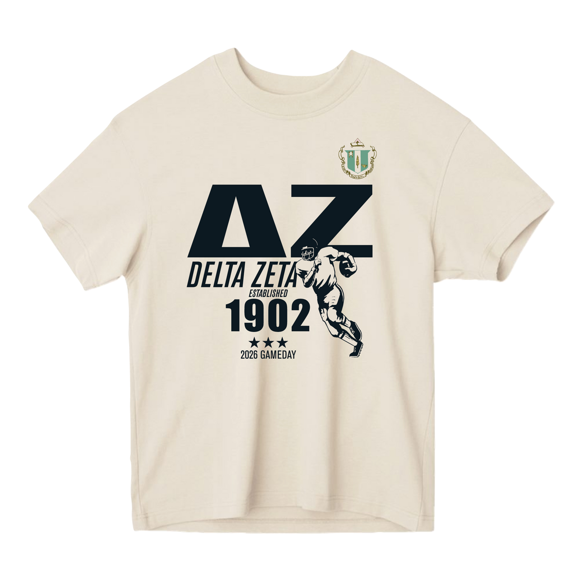 B-Unlimited Greek - Football Champs Tee - Delta Zeta