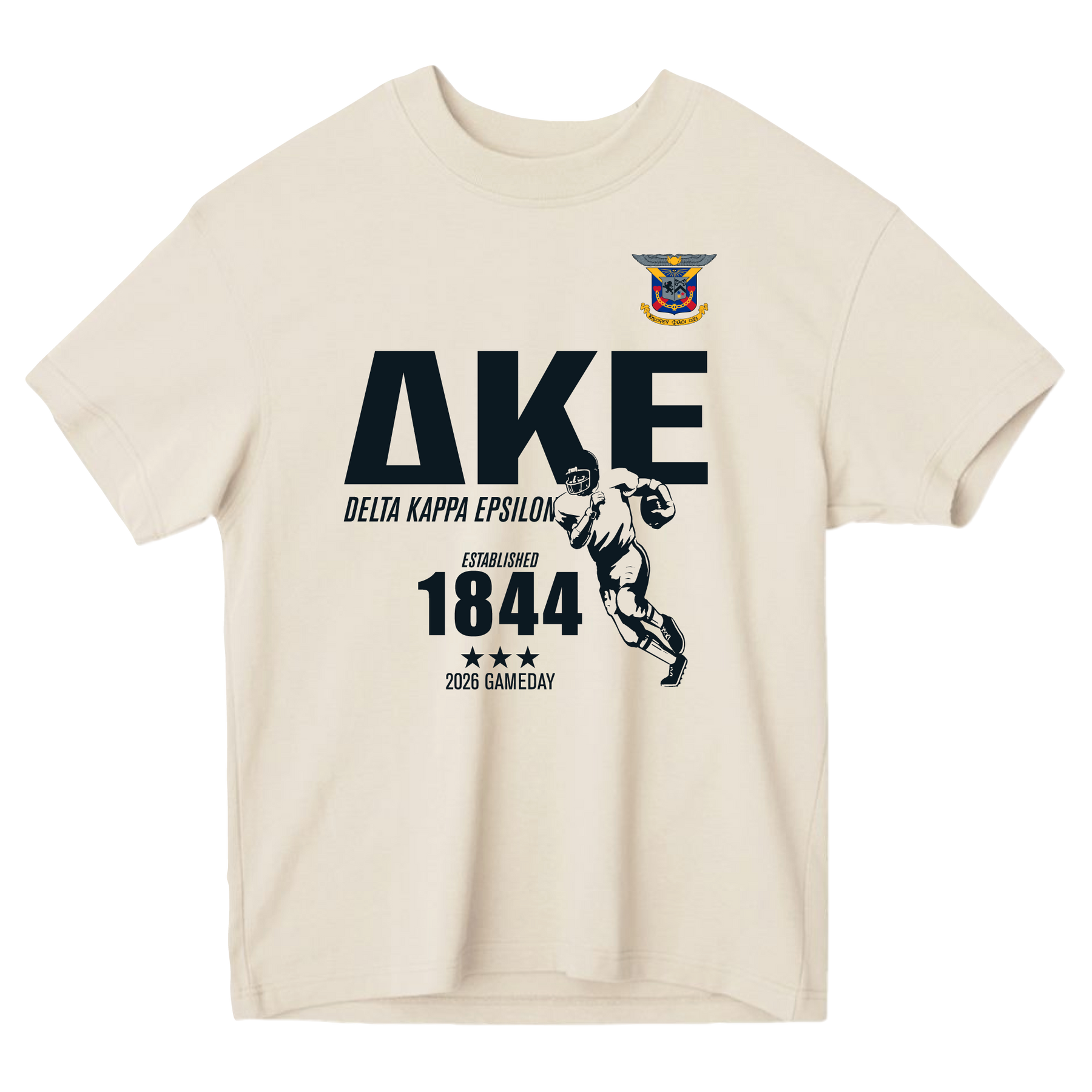 B-Unlimited Greek - Football Champs Tee - Delta Kappa Epsilon