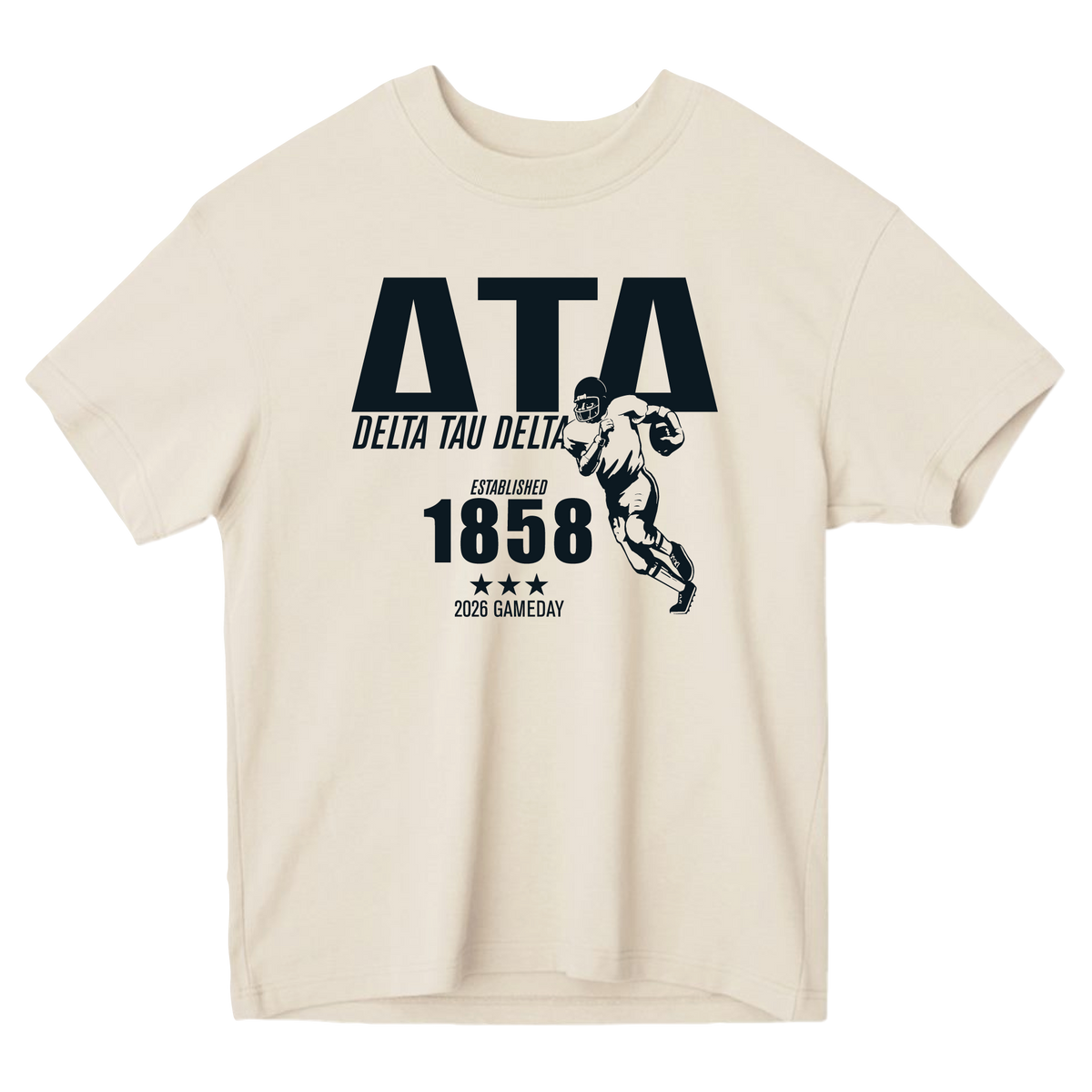 B-Unlimited Greek - Football Champs Tee - Delta Tau Delta